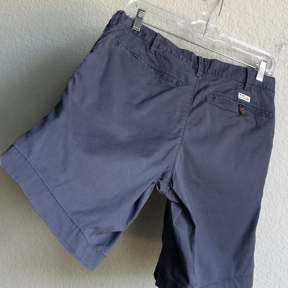 Faherty Mens Island Life Shorts Blue Grey 30 MBS2106-VNY 9”